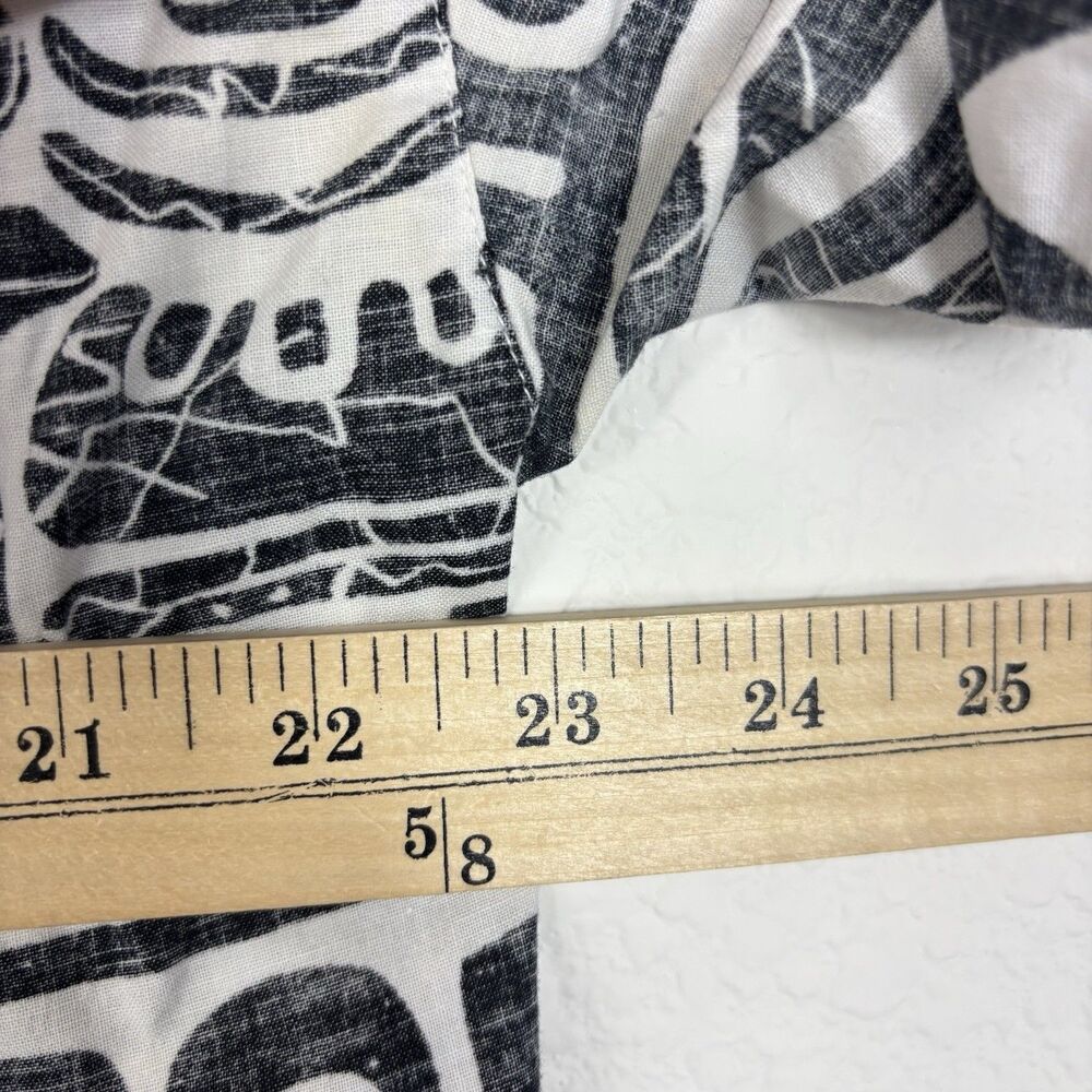 Vintage Men’s Hawaiian Shirt M Reverse Print Inside Out 90s Y2K USA Mervyns Tiki - Picture 9 of 15